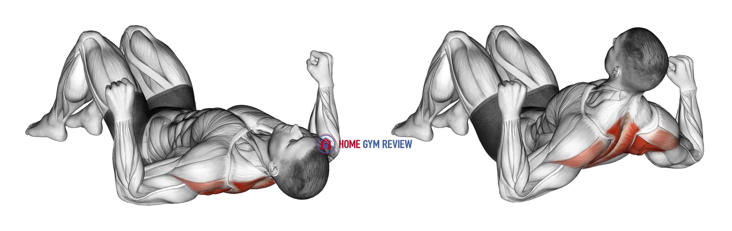 Lying Floor Row with Bent Knee Home Gym Review